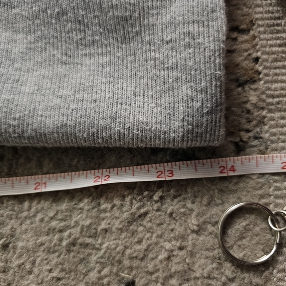 Orvis autumn Fall Gray print 1/4 zip sweater - Picture 7 of 7